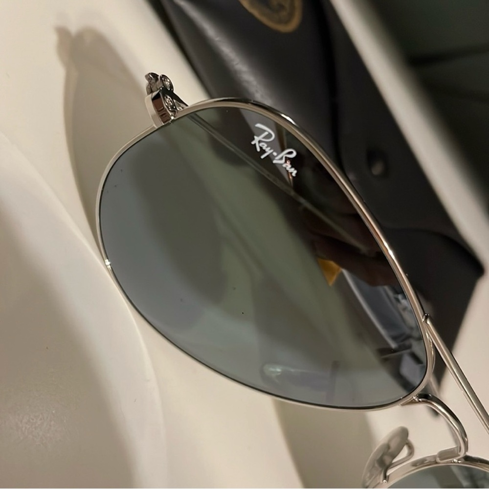 Ray-Ban Metallic Gray Sunglasses